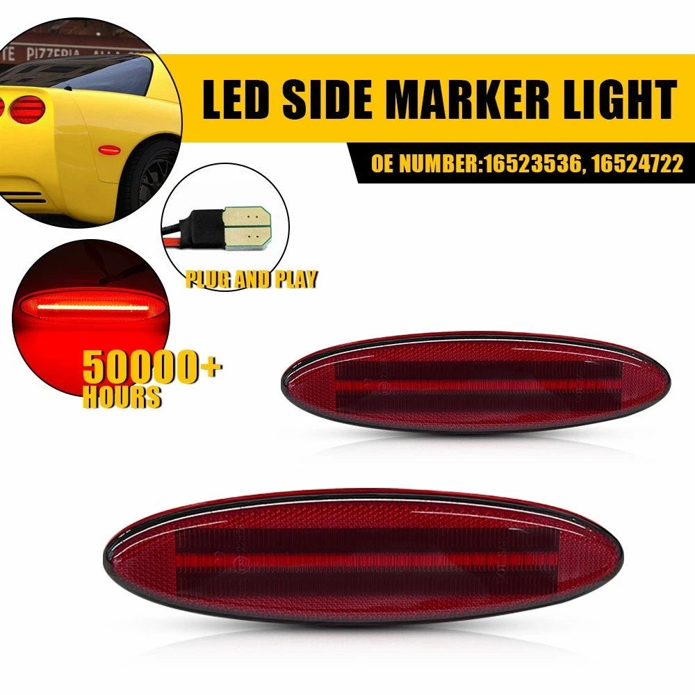 LED Side Marker Light Assembly for Chevrolet Corvette C5 (1997–2004)