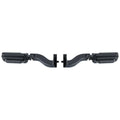 Black Rear Passenger Foot Pegs for Harley Road Street Glide (1993-2020)
