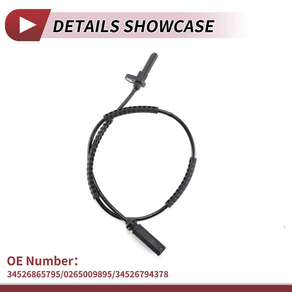 ABS Wheel Speed Sensor No. 34526865795/0265009895 for BMW i3 (2014–2021)