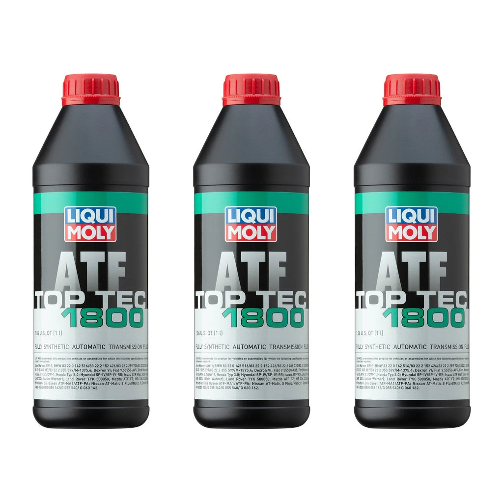 3X1L Liqui Moly Top Tec ATF 1800 Automatic Transmission Fluid for