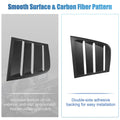 2 x Black Window Louvers for Dodge Charger (2011-2021) Air Vent Scoop Covers