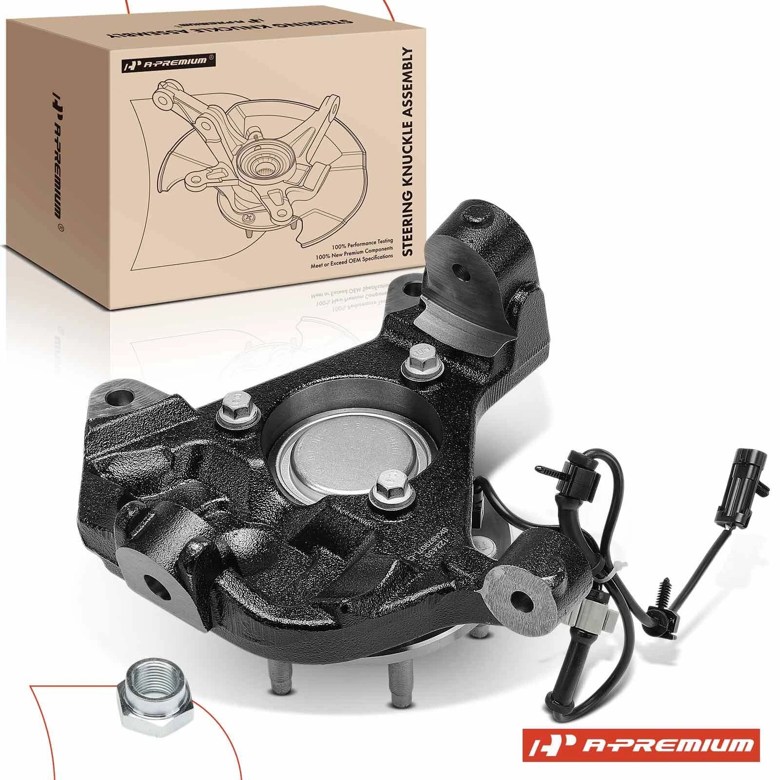 Front Left Steering Knuckle & Hub Bearing for Chevrolet Silverado GMC (2007–2019)