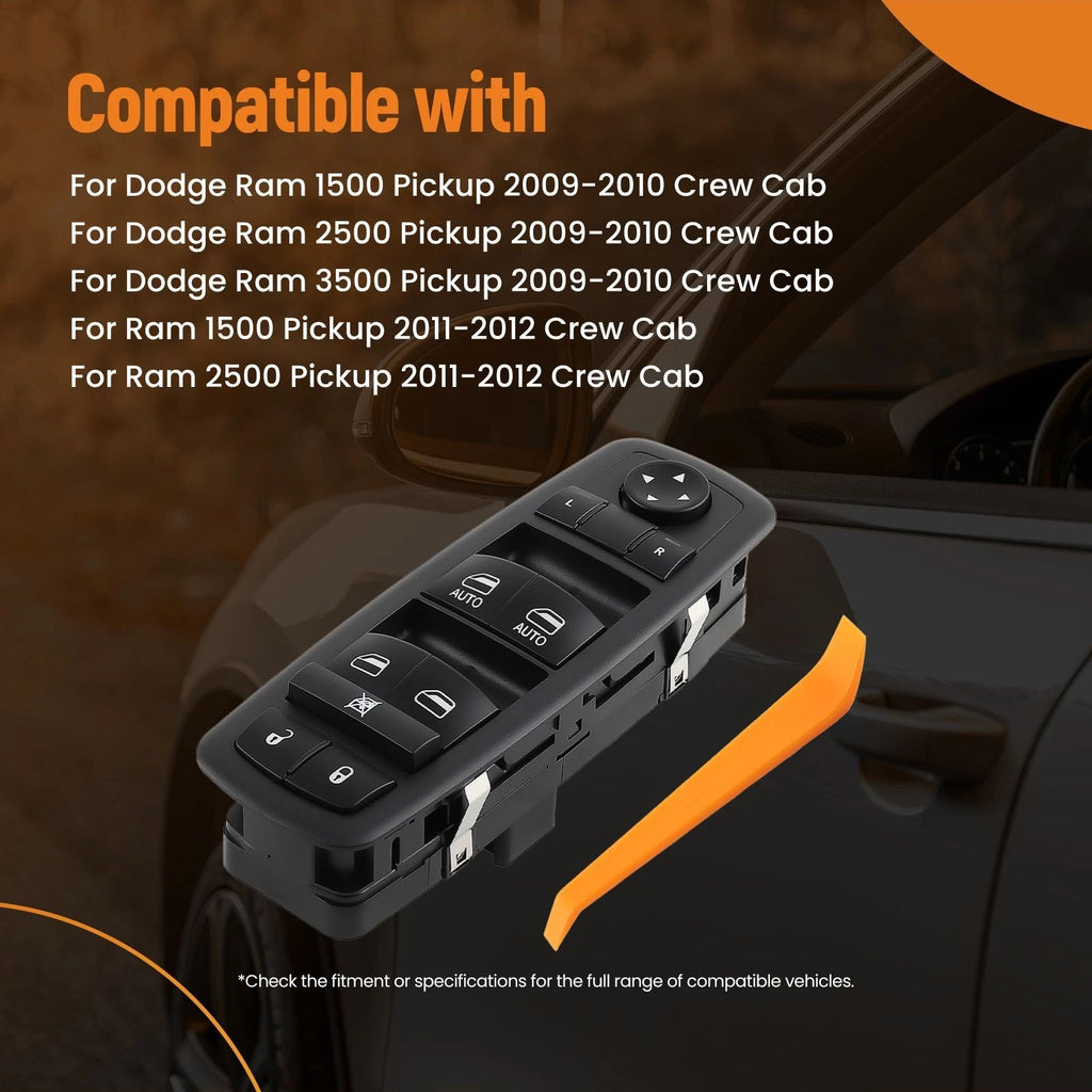 Master Power Window Switch for Dodge Ram 1500 2500 3500 (2009-2012)