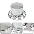 Set of 4 Chrome Wheel Hubcaps for Semi Truck