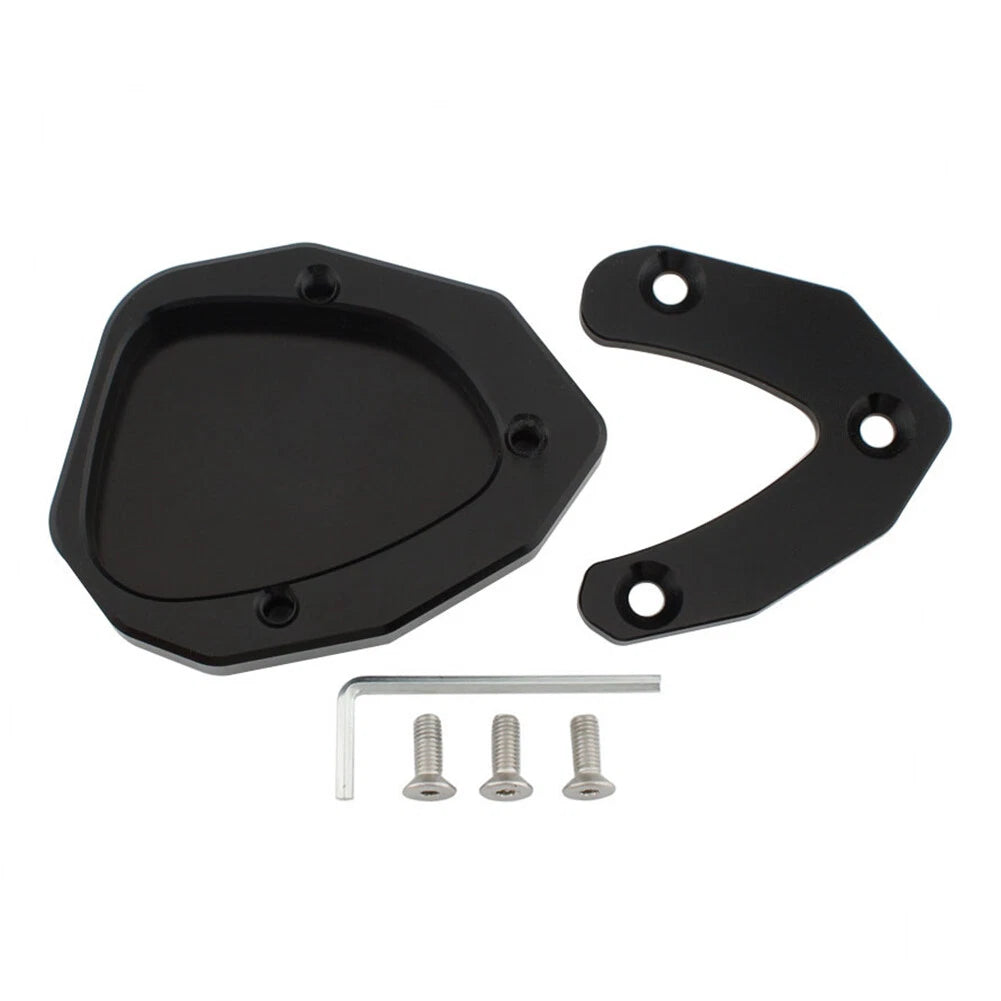 Kickstand Foot Extension Plate for Zontes 150M 150D 350M 350D (Black)