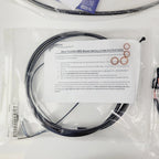 Ape Handlebar Control Cables Kit Black Pearl 12"-14" for Harley Road Glide (2021–2023)