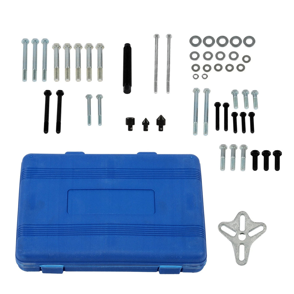 Harmonic Balancer Puller Tool Set for Flywheel Crankshaft (46pc)