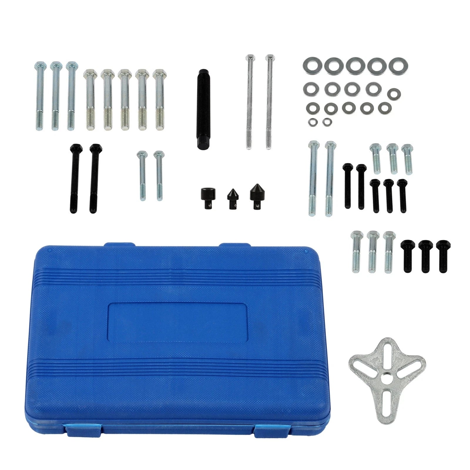 Harmonic Balancer Puller Tool Set for Flywheel Crankshaft (46pc)