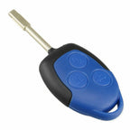 Key-Fob Case 3-Button BLUE Remote Cover for Ford Transit-MK7 (2006���2014)