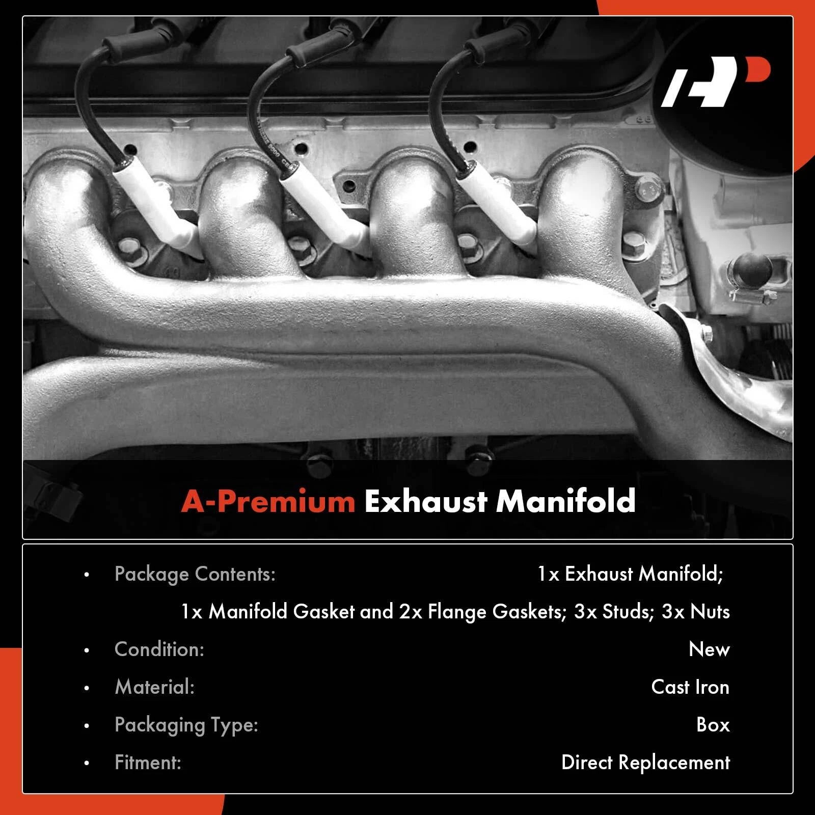 Exhaust Manifold with Gasket for Honda Accord (1994–1997) Acura CL