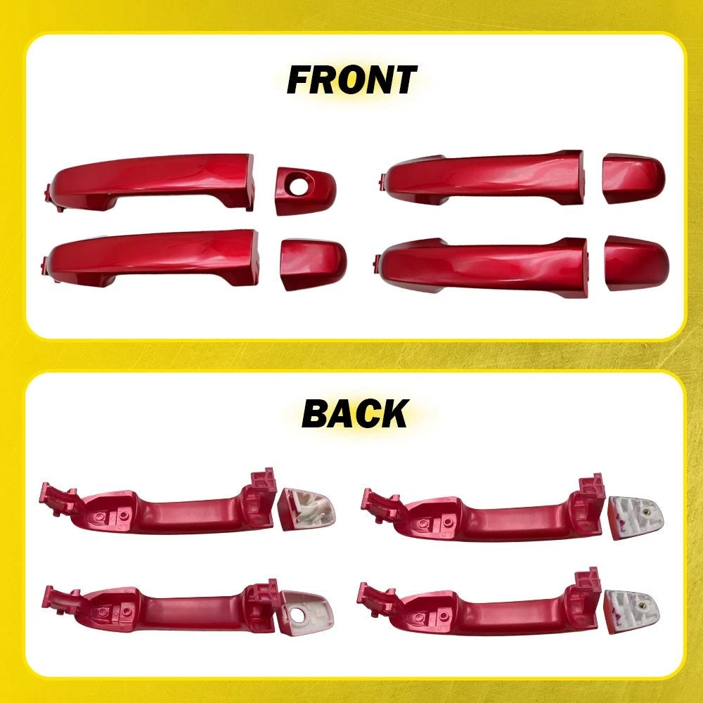 Set of 4 Exterior Door Handles for Toyota Camry (2012–2017)