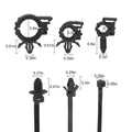 150 Pcs Car Wire Route Fasteners and Clip Set for