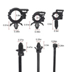 150 Pcs Car Wire Route Fasteners and Clip Set for