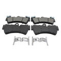 Set of 4 Bosch QuietCast Semi-Metallic Slotted Brake Pads for Q7 Cayenne Touareg (2007–2018)