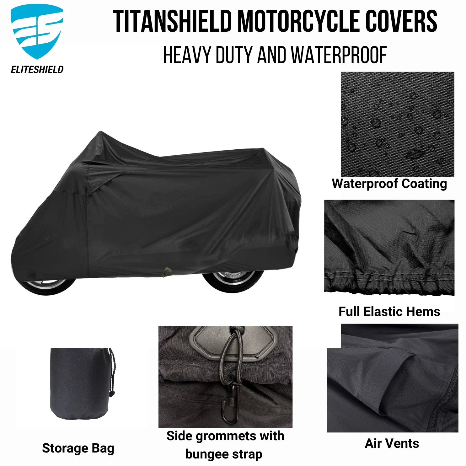Heavy Duty Storage Cover for Kymco Deluxe Motorcycle Scooter