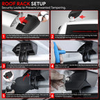 Adjustable Roof Rack Cargo Carrier for J2 (38" - 54.5")