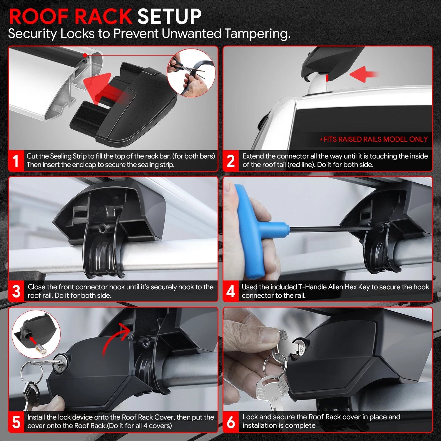 Adjustable Roof Rack Cargo Carrier for J2 (38" - 54.5")
