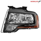 Halogen Headlight for Ford Expedition (2015–2017) Black Left Side