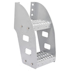 10" Side Step for Peterbilt Semi Truck (Frame Mounted, Aluminium)