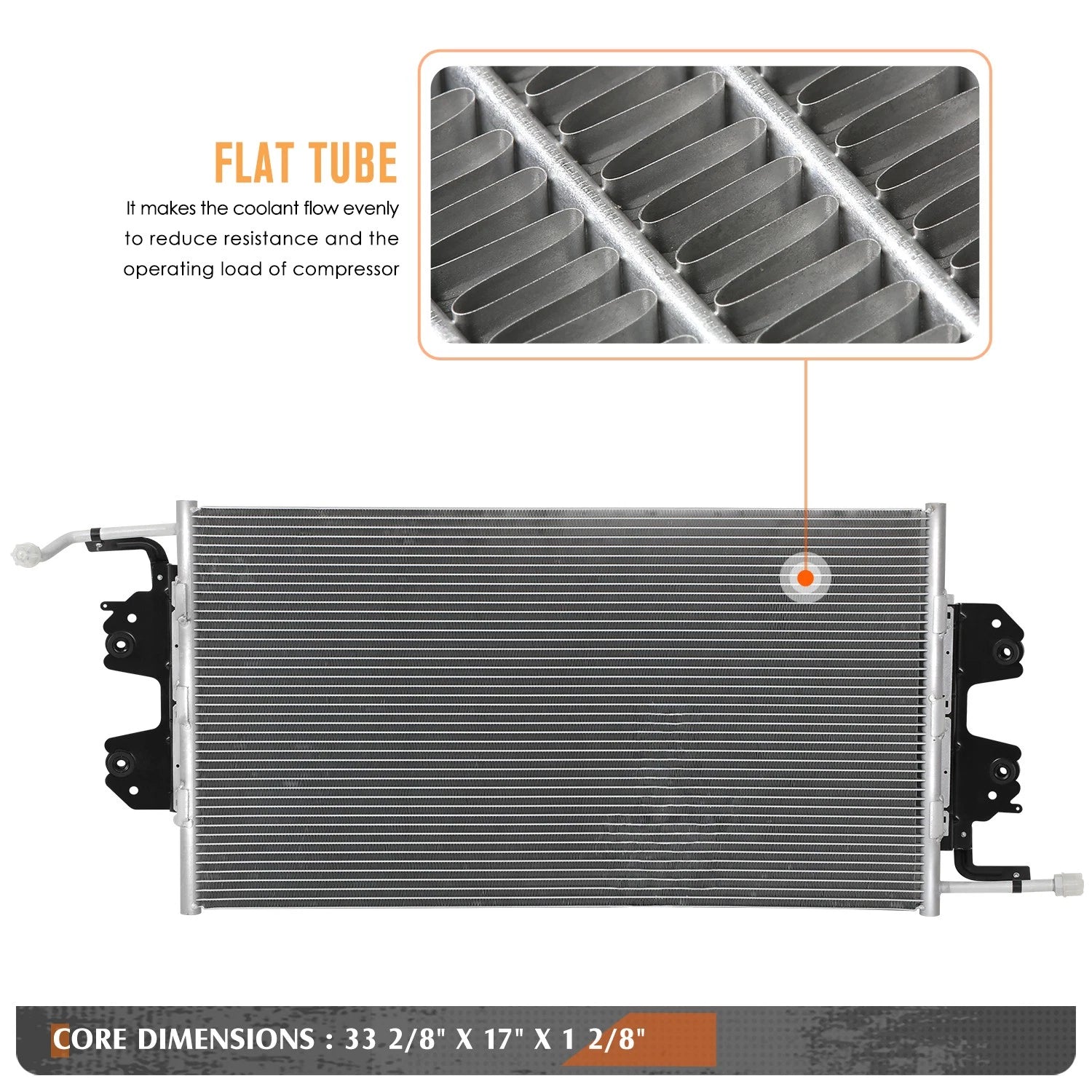 AC Condenser for Chevy Express/GMC Savana 1500 2500 3500 (1996–2002)