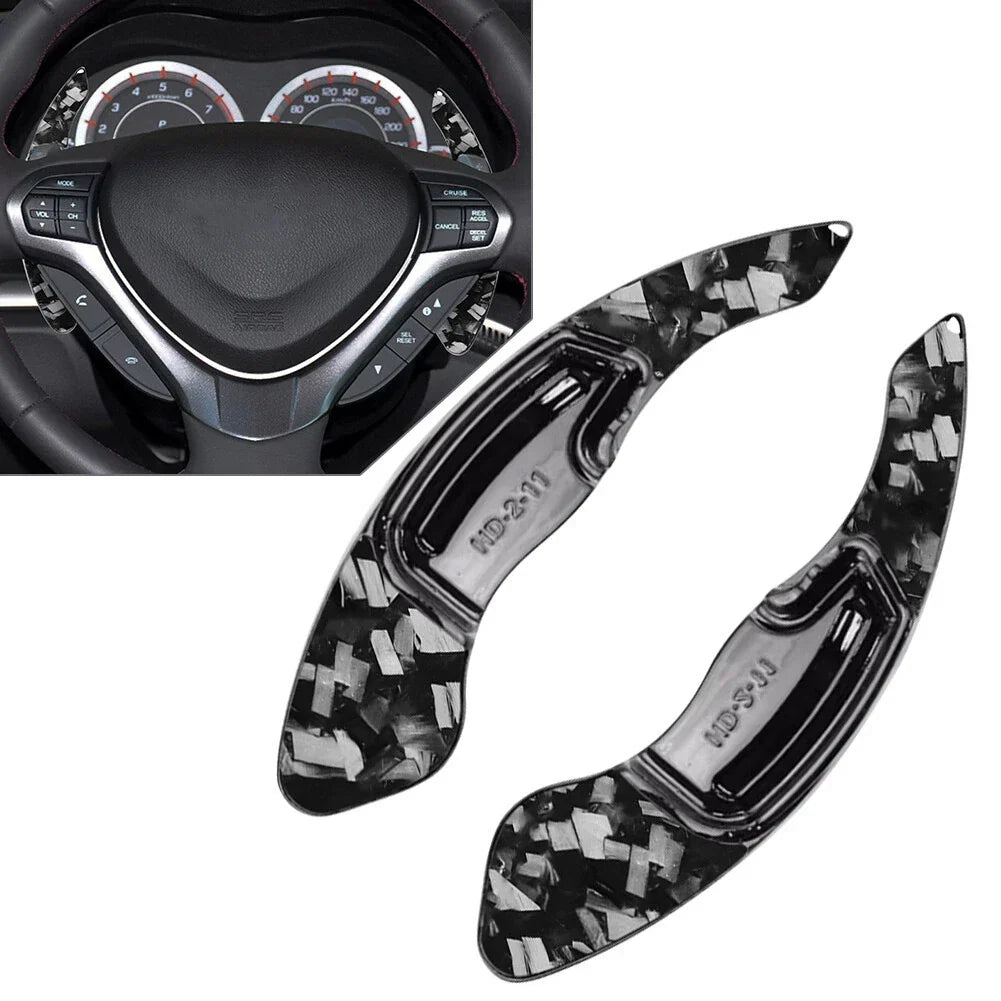 Steering Wheel Shifter Paddle Extensions for Honda Acura MDX ILX RDX TLX TSX (2014-2023)