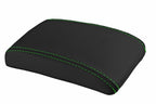 Leather Console Lid Armrest Cover for Subaru Impreza WRX (2000–2007) Green Stitch
