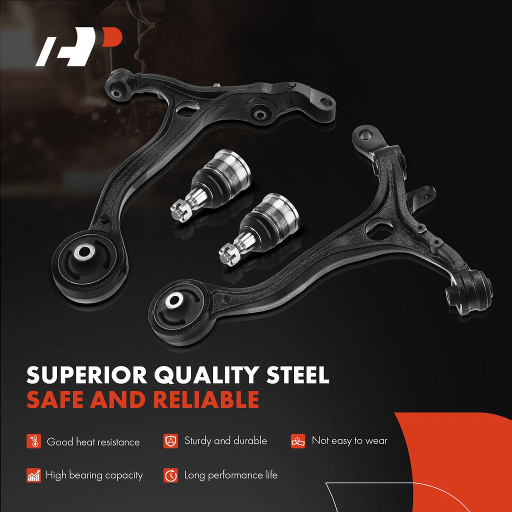 Set of 4 Front Lower Control Arm Ball Joints for Honda Accord (2008–2012)