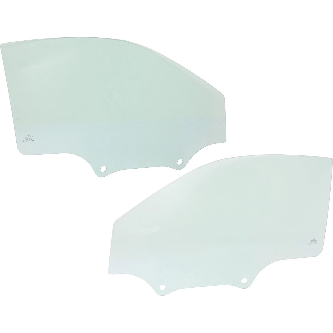 Set of 2 Door Glasses for Smart Fortwo