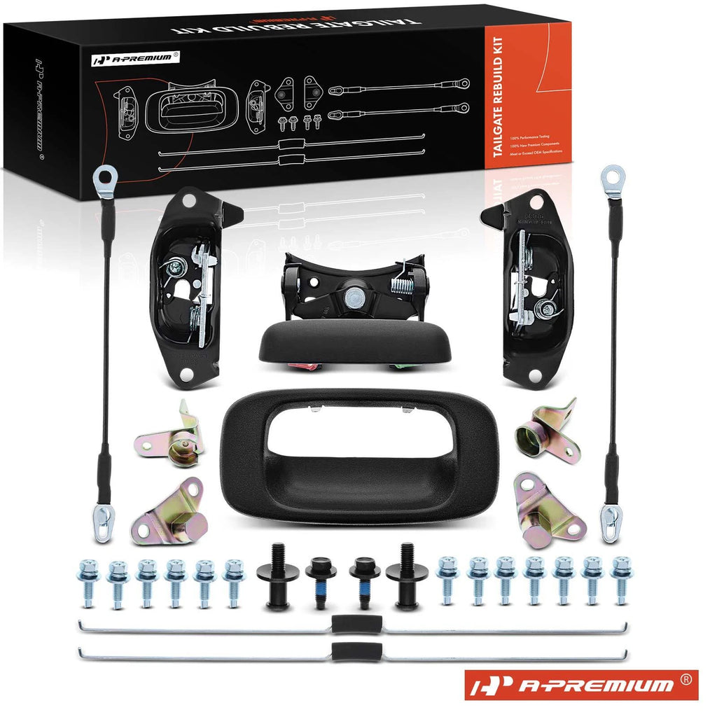 Tailgate Hardware Rebuild Kit with Cable & Rods for Chevy Silverado 