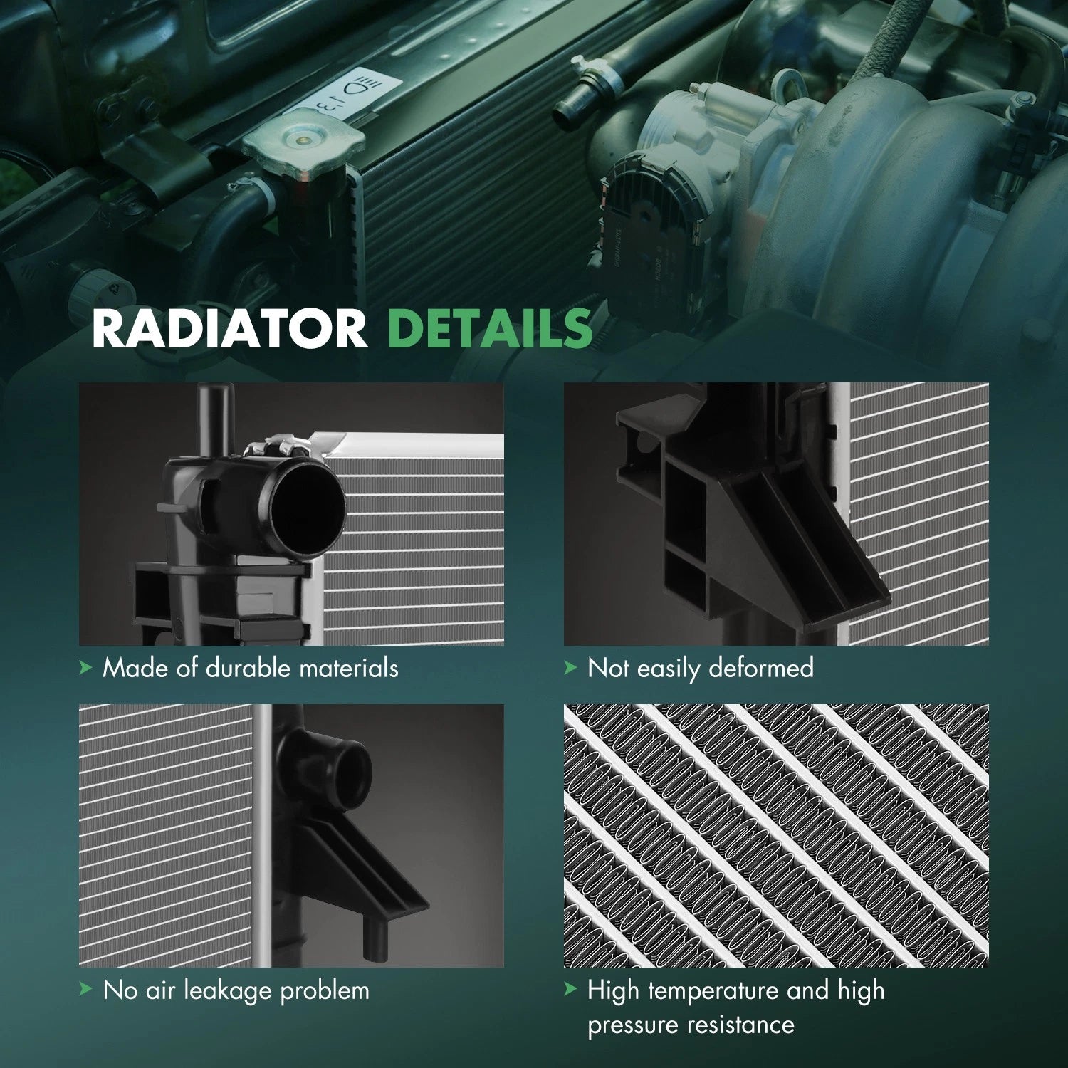 Aluminum Radiator for Ford Mustang (2005–2014)