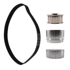 Aluminum Gilmer Belt Drive Pulley Kit for Ford Small Block 351W (1969–1996)