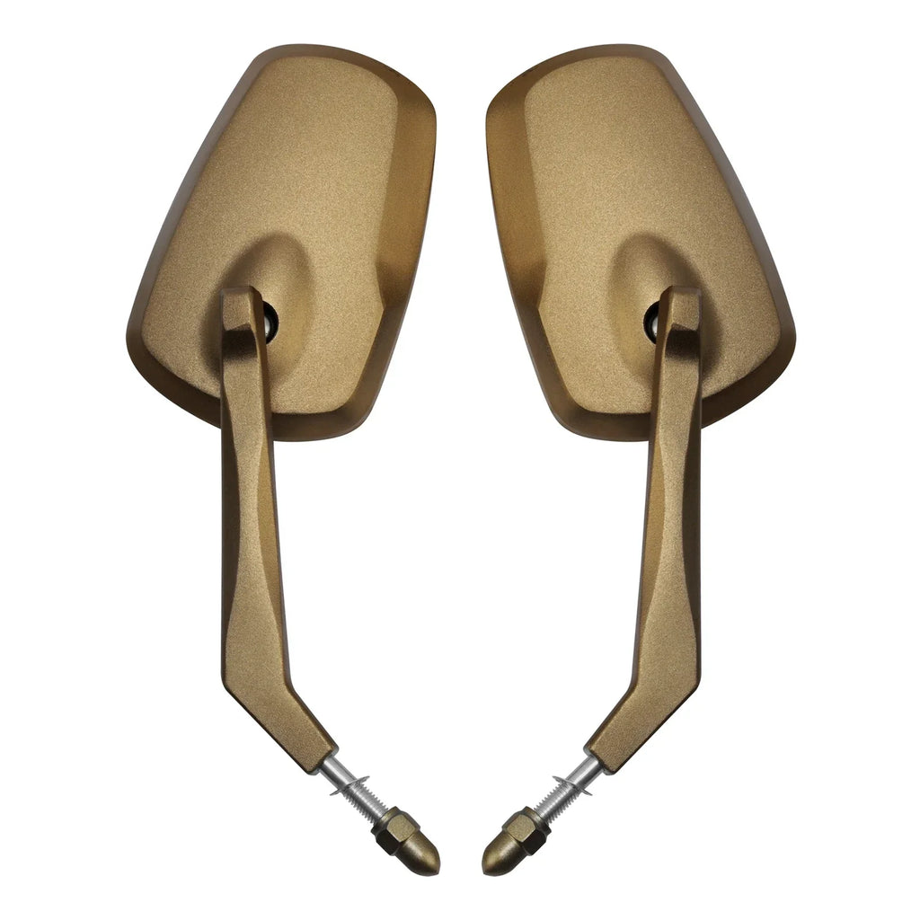 Gold Rear-View Mirrors for Harley Touring Electra Road King Glide (1982-2024)