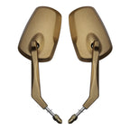 Gold Rear-View Mirrors for Harley Touring Electra Road King Glide (1982-2024)
