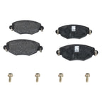 Set of 4 NAO Brake Pads for Jaguar X-Type (2002–2004)