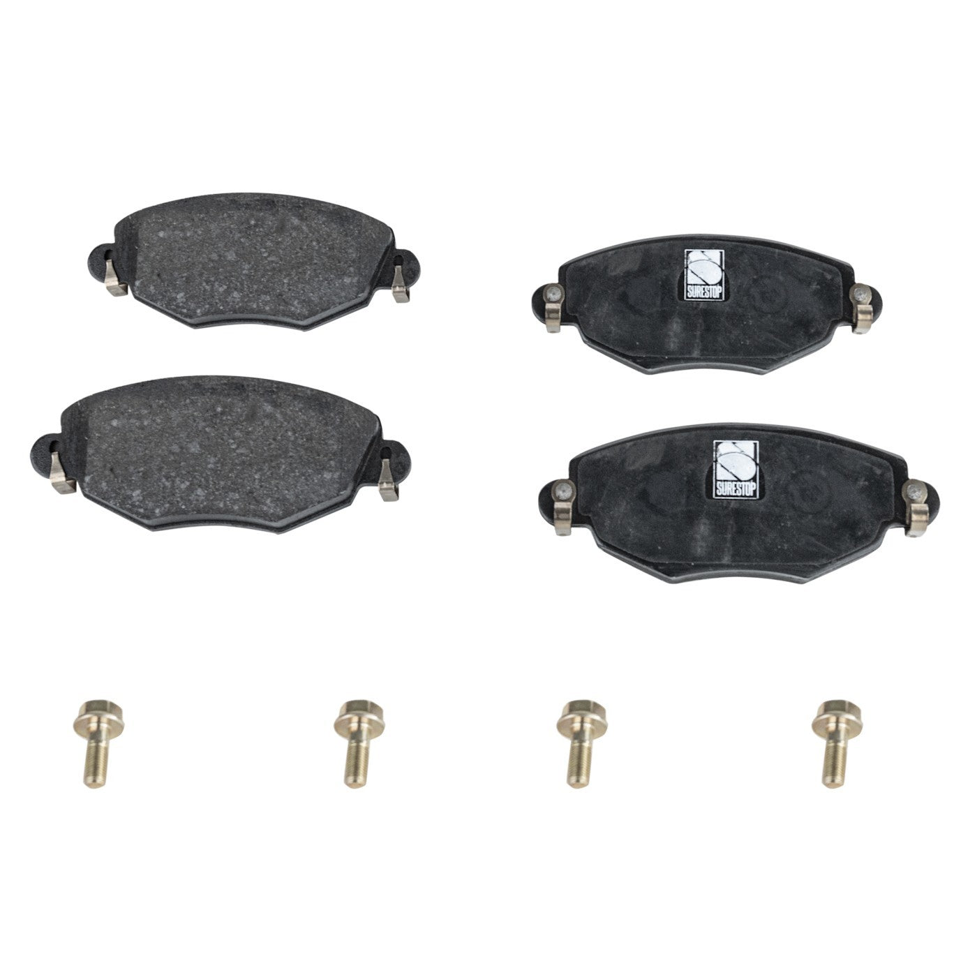 Set of 4 NAO Brake Pads for Jaguar X-Type (2002–2004)