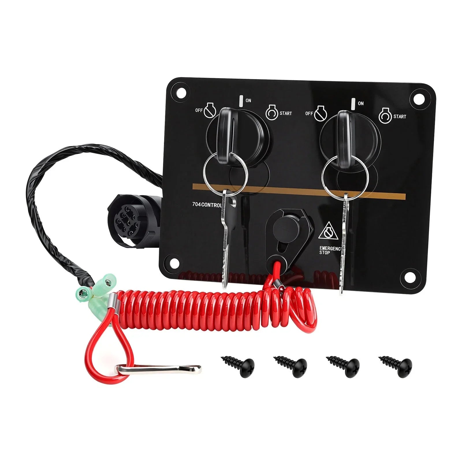 12V Dual Ignition Key Kill Switch Panel for Yamaha