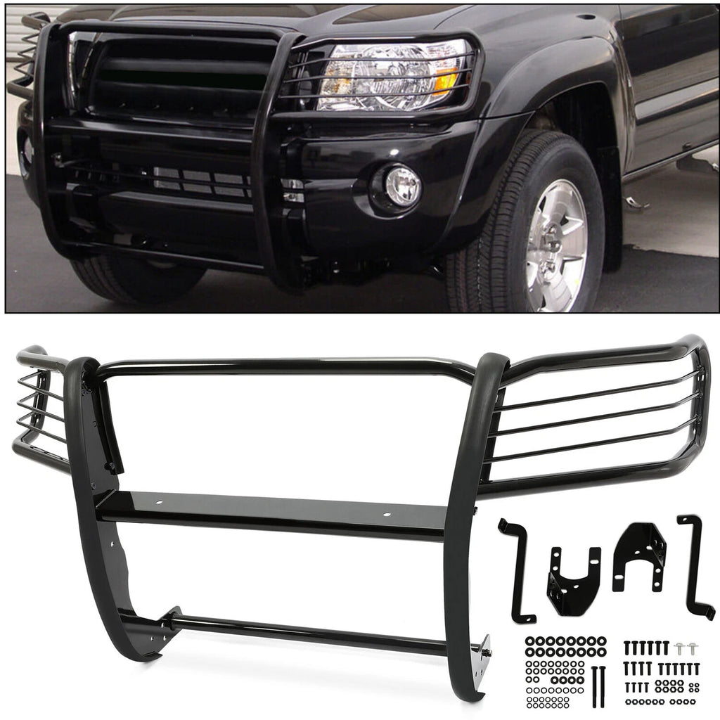 Bumper Brush Grille Guard for Toyota Tacoma (2005–2015) Black Powder Coated