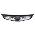 Replacement Black Ready to Paint Plastic Front Grille