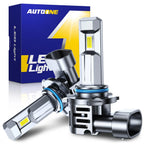 2X 9006 HB4 LED Headlight Bulbs Kit for High/Low Beam (6500K, 20000LM)