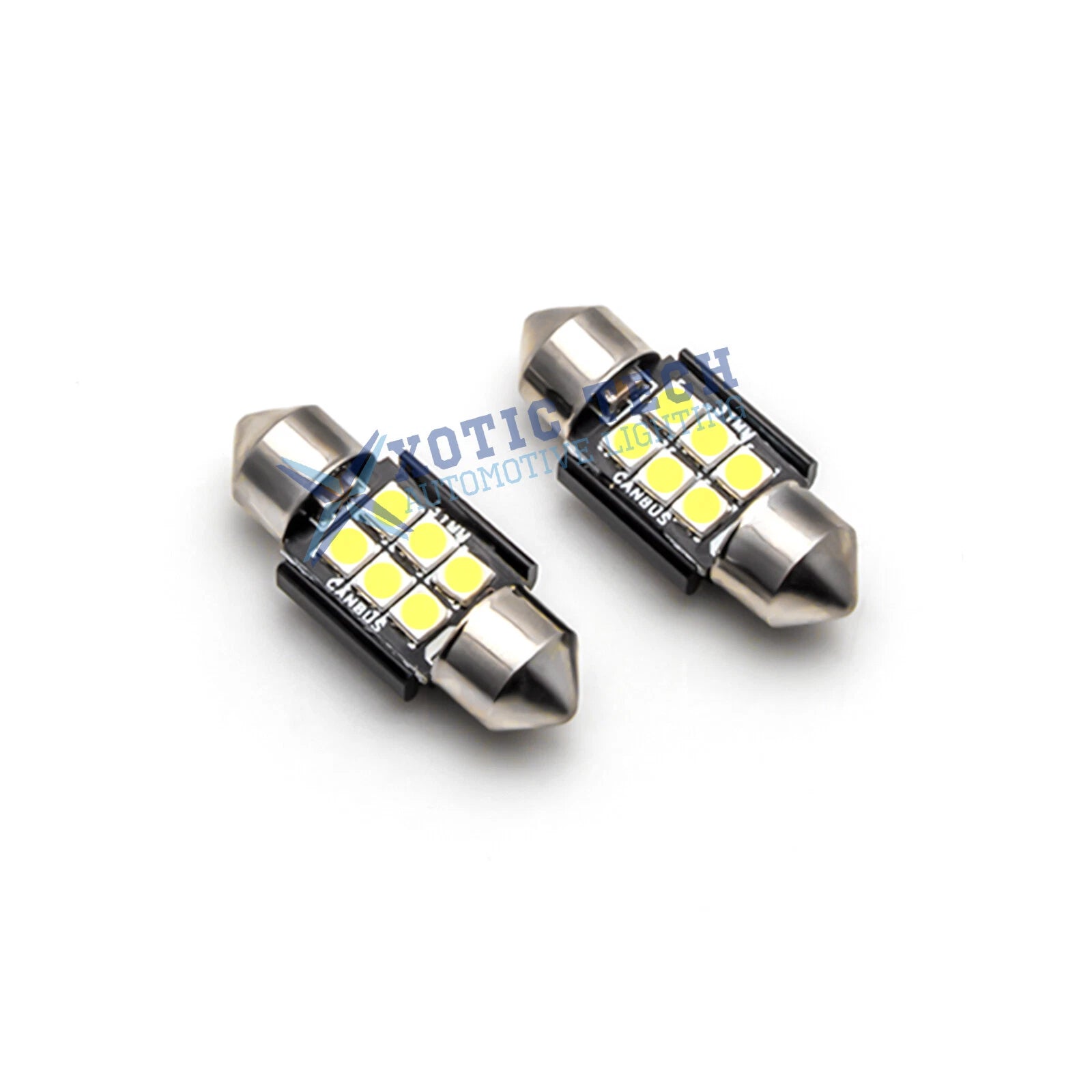 White Festoon LED Interior Dome Trunk License Light Bulb for DE3175 (DE)