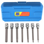 7PC Hex Allen Socket Set 3-10mm for Automotive Use (CRV Steel)