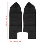 1 Pair Armrest Cover for Honda CR-V (2007–2012) - Black