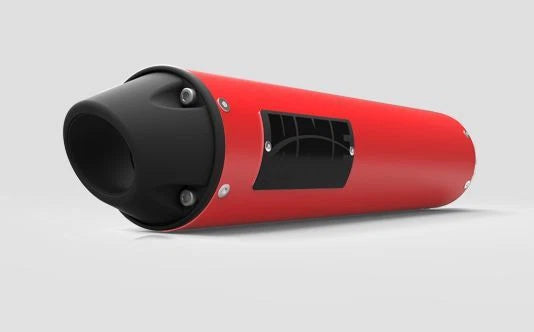 HMF Slip On Exhaust for Honda TRX700XX (2008–2009) - Red Blackout