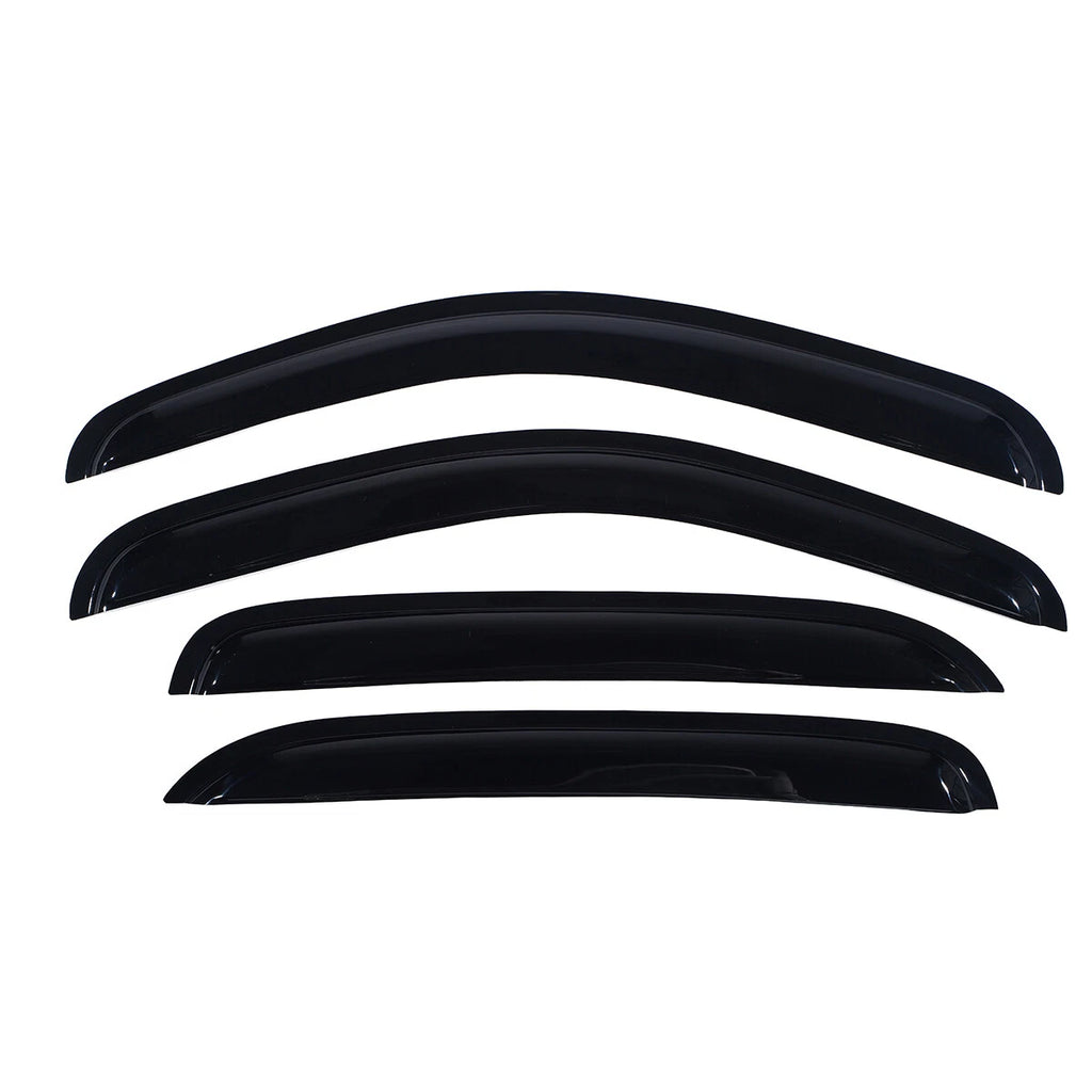 Set of 4 Window Visors for Chevy Silverado 1500 Crew Cab (2007–2014)