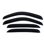 Set of 4 Window Visors for Chevy Silverado 1500 Crew Cab (2007–2014)