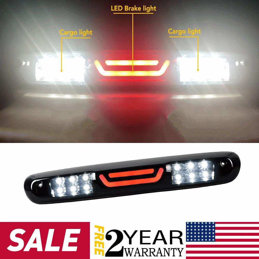 3rd Brake Light Lamp for Chevy Silverado GMC Sierra 1500 2500 3500 (2007–2013)