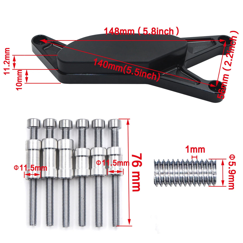 Engine Cover Slider Protector for GSX-R 1000 (2003–2008), GSX-R 600, GSX-R 750 (2004–2005)