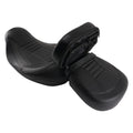 2-Up Saddle Seat for Harley Touring FLH (2009–2020) Black Leather Foam