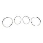 Silver Air Vent Outlet Ring Cover Trim for Chevrolet Camaro (2017-2022)