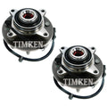 Set of 2 Front Wheel Bearing Hub Assemblies for Ford Lincoln 4WD
